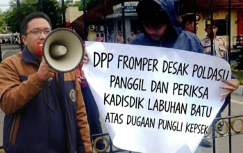 DPP FROMPER Desak Poldasu Panggil Dan Periksa Kadisdik Labuhan Batu Atas Dugaan Pungli Kepsek