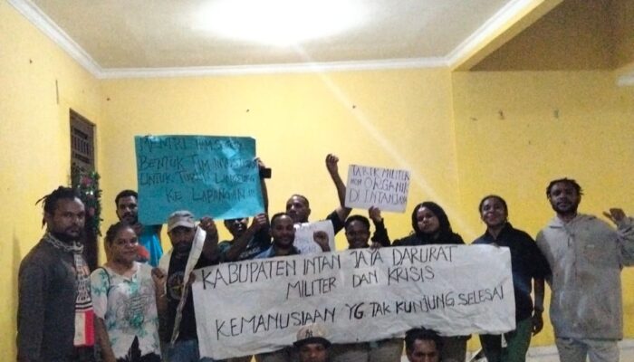 IPMMO Se-Jawa Bali Desak Hentikan Krisis di Intan Jaya