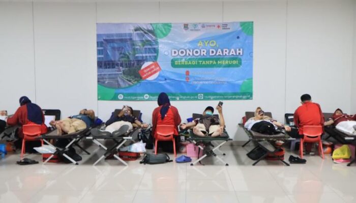 RSUD Tigaraksa Gelar Donor Darah Rutin, Jaga Ketersediaan Stok Darah di Kabupaten Tangerang