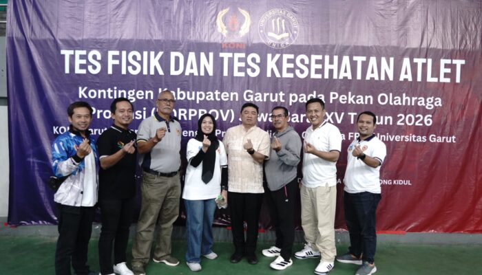 Bupati Garut Tinjau Langsung Tes Fisik Atlet Porprov 2026