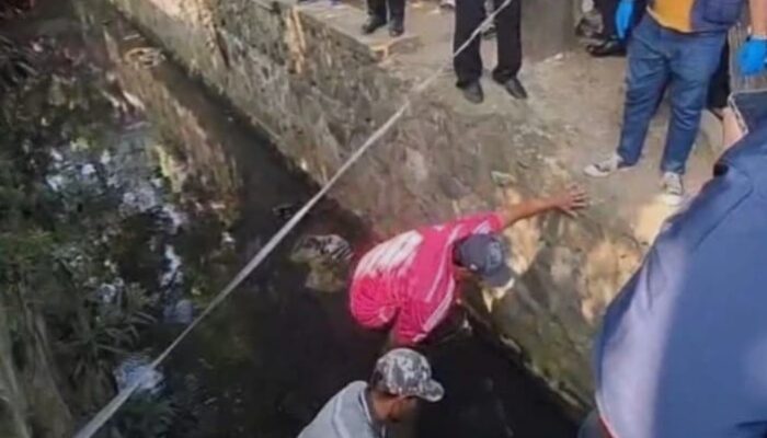 Pria Ditemukan Meninggal di Sungai Andir