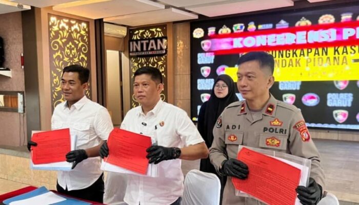 Satreskrim Polres Garut Tetapkan Mantan Kades Cipancar Tersangka Korupsi Dana Desa