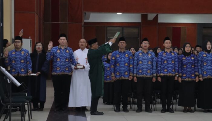 127 CPNS Resmi Diangkat Jadi PNS, Wali Kota Cimahi Tekankan Integritas dan Inovasi Generasi Muda