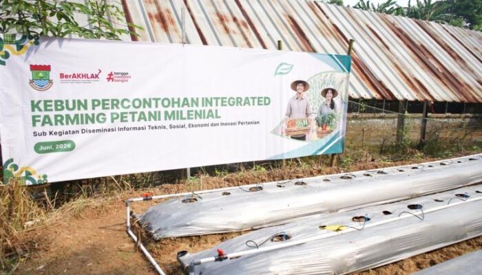 Ubah Citra Bertani Jadi Keren, Kabupaten Tangerang Gencarkan Sistem Integrated Farming