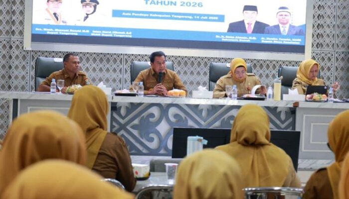 Tingkatkan Derajat Kesehatan Masyarakat, Bupati Tangerang Instruksikan Penguatan Program Prioritas dan Skrining Serentak