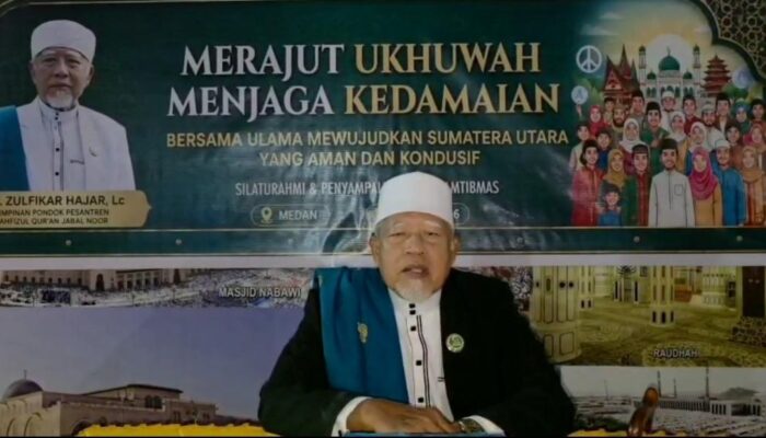 KH. Zulfikar Hajar Imbau Jaga Persatuan dan Kedamaian Sumut