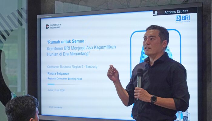 Menepis Tantangan Ekonomi, BRI RO Bandung Hadirkan KPR Suku Bunga Berjenjang Mulai 4% Sebagai Solusi Kepemilikan Hunian