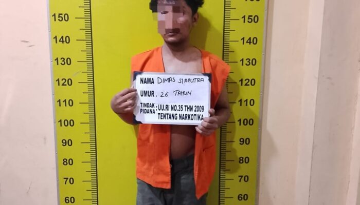 Miliki Sabu dan Coba Kabur, Seorang Pria Dibekuk Satresnarkoba Polresta Deli Serdang dan  Polsek Pagar Merbau