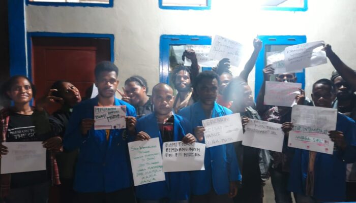 Mahasiswa Deiyai Di Sorong Soroti 7 Tuntutan Kepada Pemda dan TNI-POLRI Deiyai
