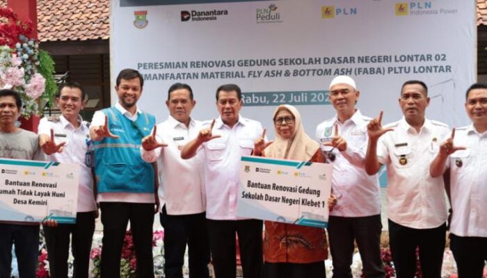 Bupati Tangerang Resmikan Renovasi SDN Lontar 2, Kolaborasi Pemkab dan PLTU Lontar