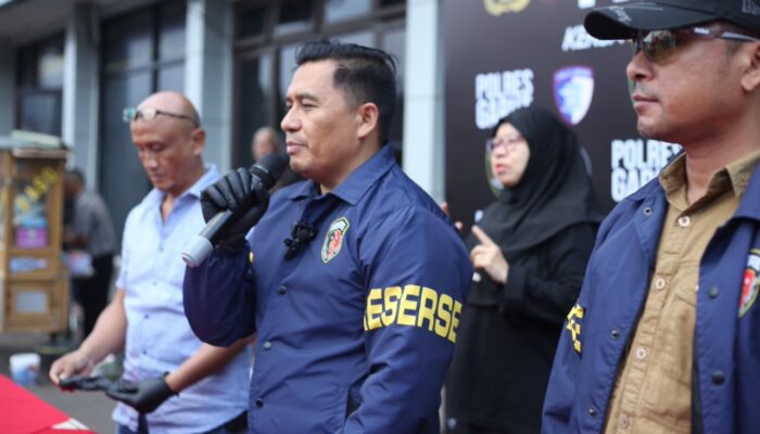 Bermodal 6 Barcode, SL Warga Cipatujah Dibekuk Satreskrim Polres Garut