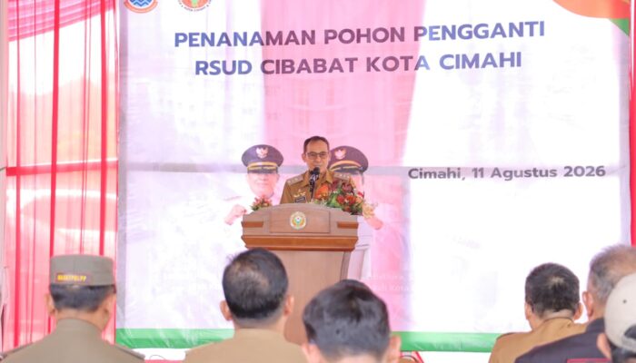 Ngatiyana Pimpin Penanaman Pohon, RSUD Cibabat Berbenah Jadi Rumah Sakit Modern