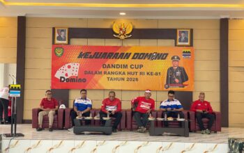 Kodim 0618/Kota Bandung Gelar Kejuaraan Domino Piala Dandim, Masyarakat Antusias