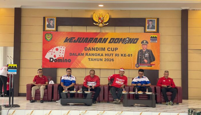 Kodim 0618/Kota Bandung Gelar Kejuaraan Domino Piala Dandim, Masyarakat Antusias