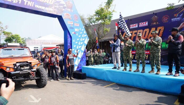 Wadan Kodiklatad Hadiri Off-Road Piala Panglima TNI, Perkuat Kemanunggalan TNI dan Rakyat