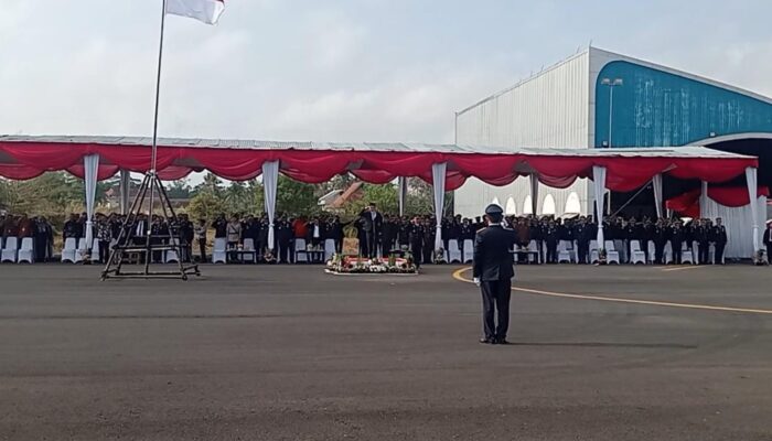 Wagub Jabar Pimpin Upacara Harhubnas di Bandara Nusawiru Pangandaran