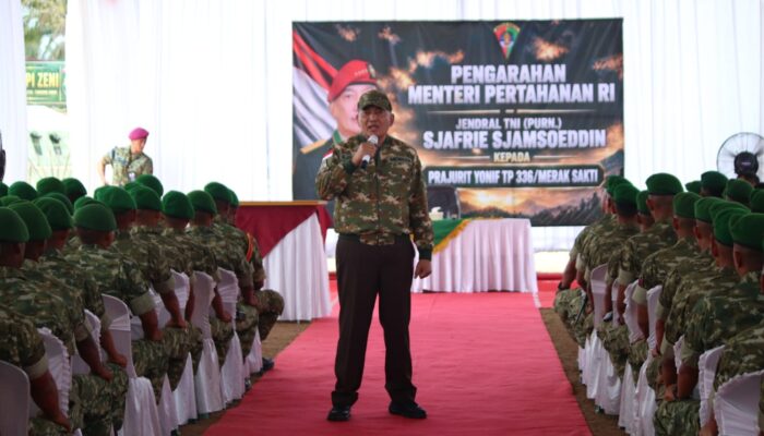 Menhan RI Kunjungi Yon TP 336 Merak Sakti di Pangandaran, Tekankan Profesionalisme Prajurit