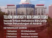 Telkom University Beri Sanksi Tegas kepada Empat Mahasiswa Baru yang Terlibat Perundungan di Asrama