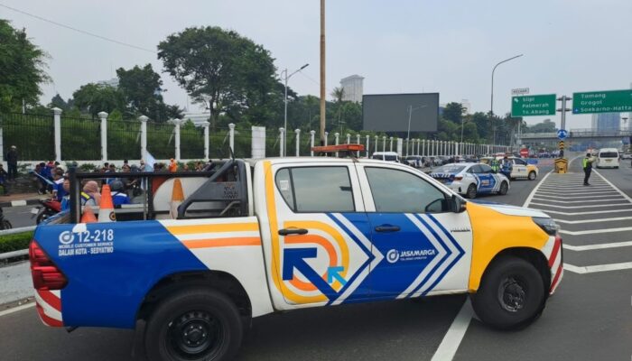 Antisipasi Potensi Kepadatan Imbas Aksi Unjuk Rasa di Sekitar Gedung MPR/DPR, Jasa Marga Lakukan Pengaturan Lalu Lintas di Ruas Tol Dalam Kota
