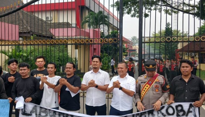 Geruduk Polda Sumut, AMPD Sumut : Labura Darurat Narkoba, Tangkap Proses Saimin Harahap